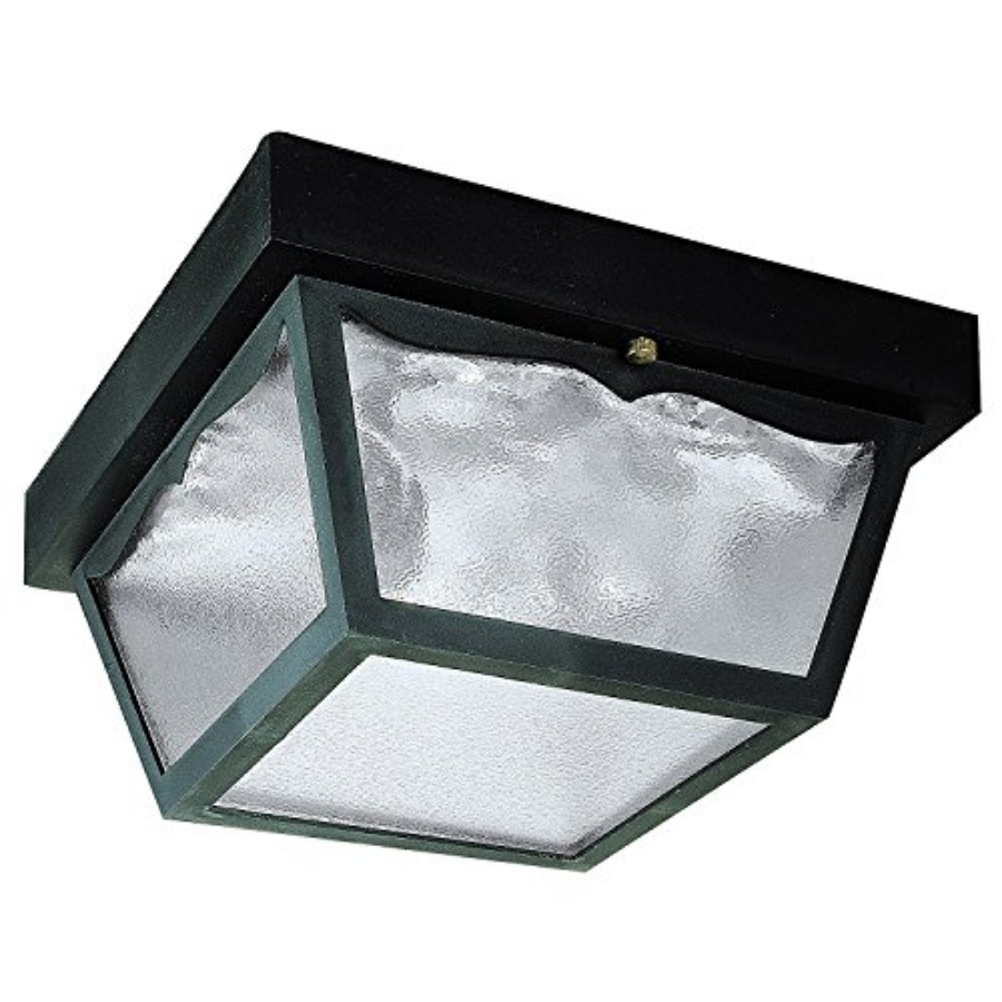 Outdoor Lighting Fixtures - 6682300 Traditional Two-Light Outdoor Flush-Mount Fixture,