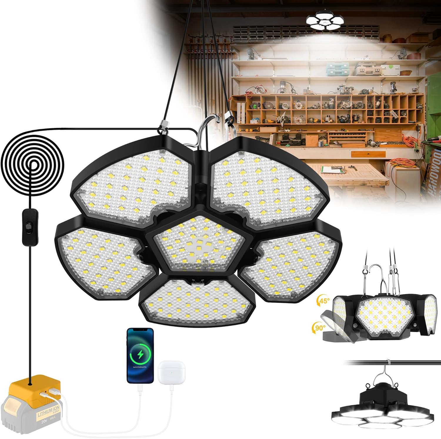 Outdoor Lighting Garage - Battery Operated Shed Light Outdoor Camping