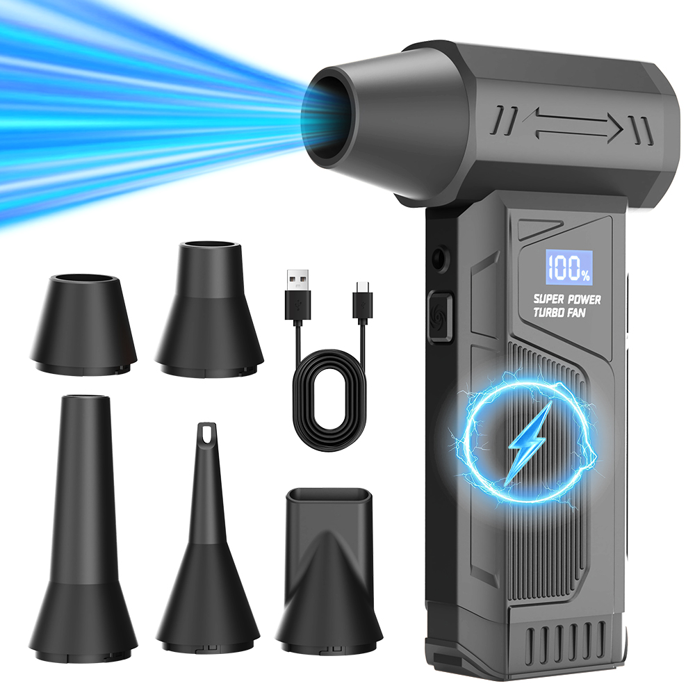 Outdoor Lighting Under Eaves - 【2026 New】Wireless Jet Fan Brushless Motor