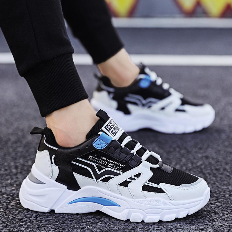 Outdoor Lighting Electrician - Big Size Chunky Height Man Sneakers