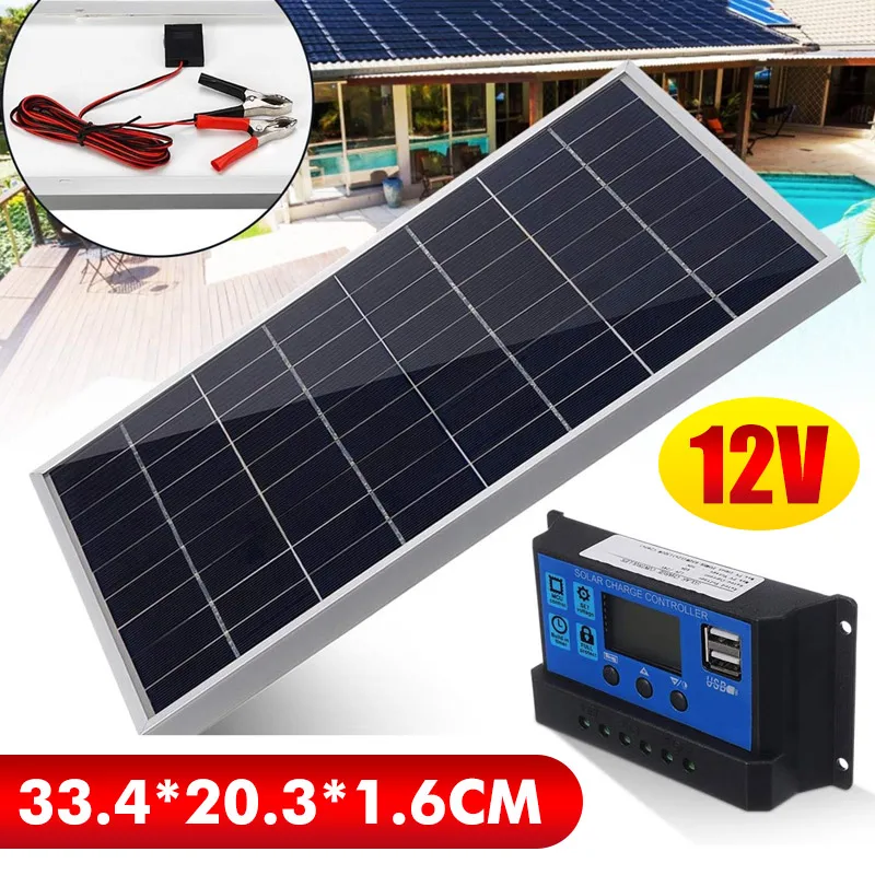 Outdoor Lighting Kits - 50W Solar Panel Kit Mono Crystalline