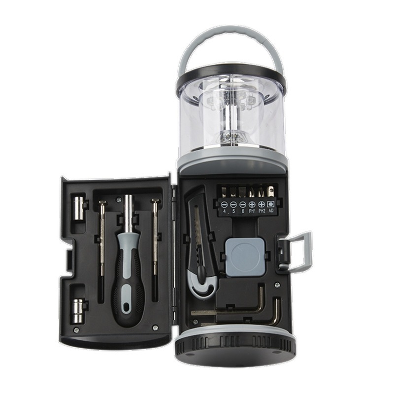 Outdoor Lighting Kits - Camping Lantern with Hand Tool Set