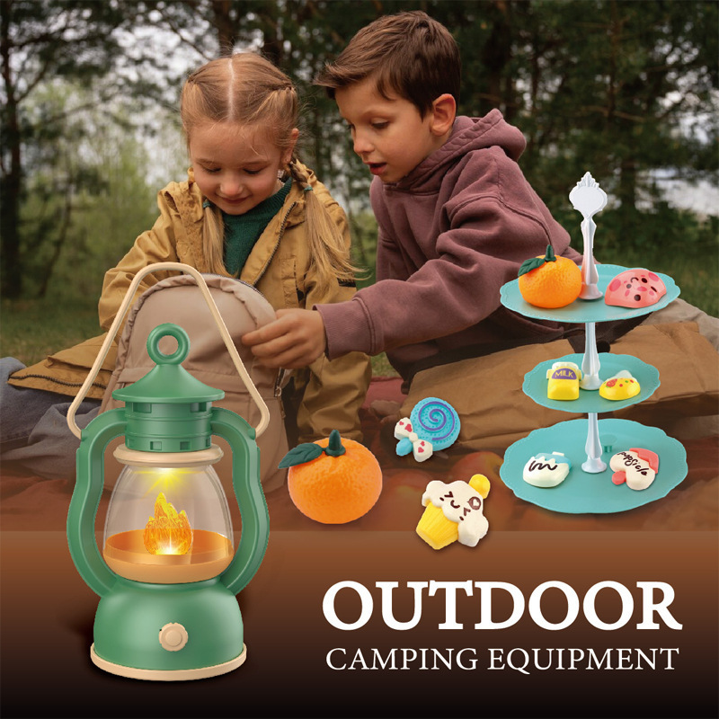 Outdoor Lighting Kits - Kids Camping Set Campfire Pretend Play