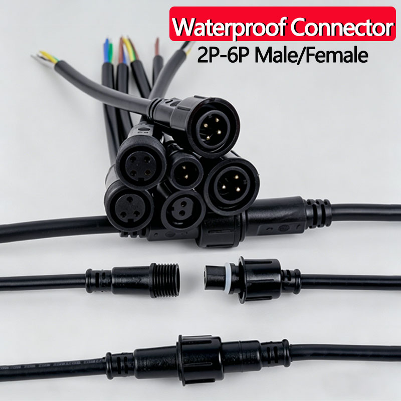 Outdoor Lighting Kits - Waterproof Wire Connector Set 2/3/4/5/6Pin Plug