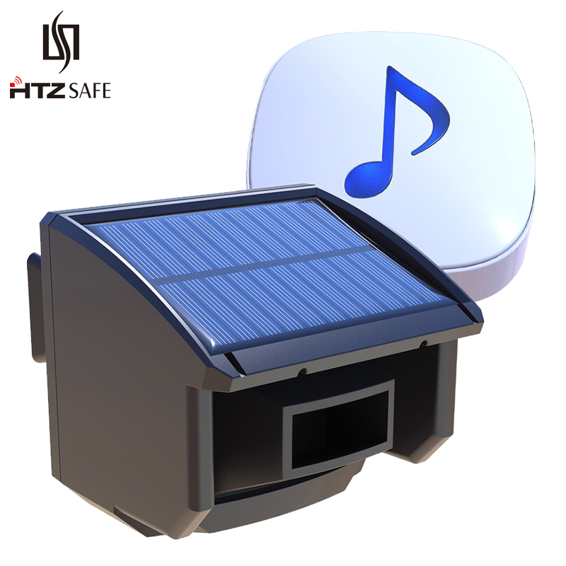 Wired Pathway Light - HTZSAFE 400 Meters Solar Wireless Driveway