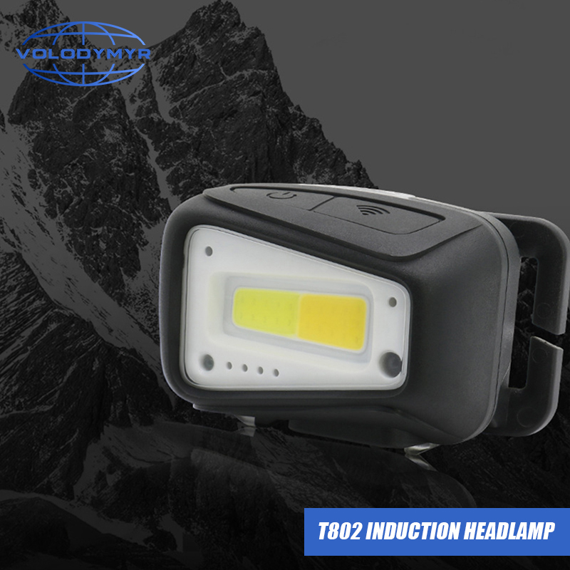 Outdoor Lighting Motion Sensor - VOLODYMYR Waterproof COB LED Headlamp Motion