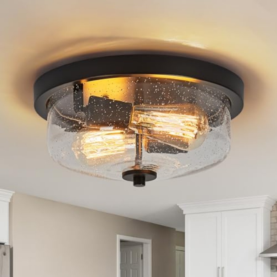Outdoor Lighting Fixtures - Flush Mount Ceiling Light Farmhouse Outdoor
