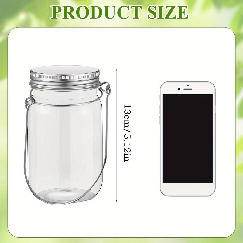 8pcs Plastic Mason Jar Set wit - Outdoor Lighting Kits review and price