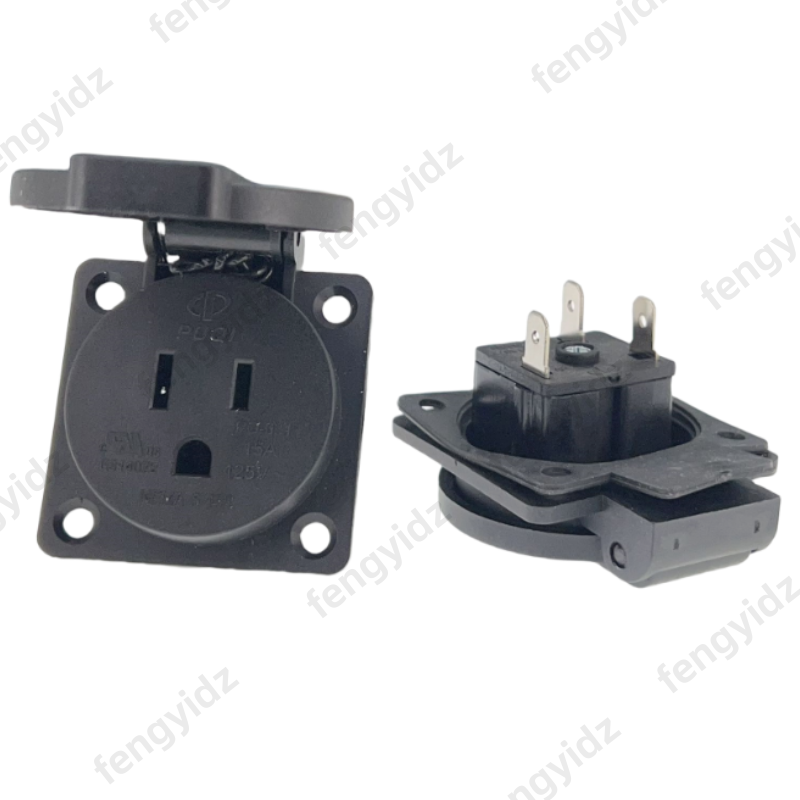 Black 125V 15A 20A IP44 CE Ame - Outdoor Lighting Japan review and price