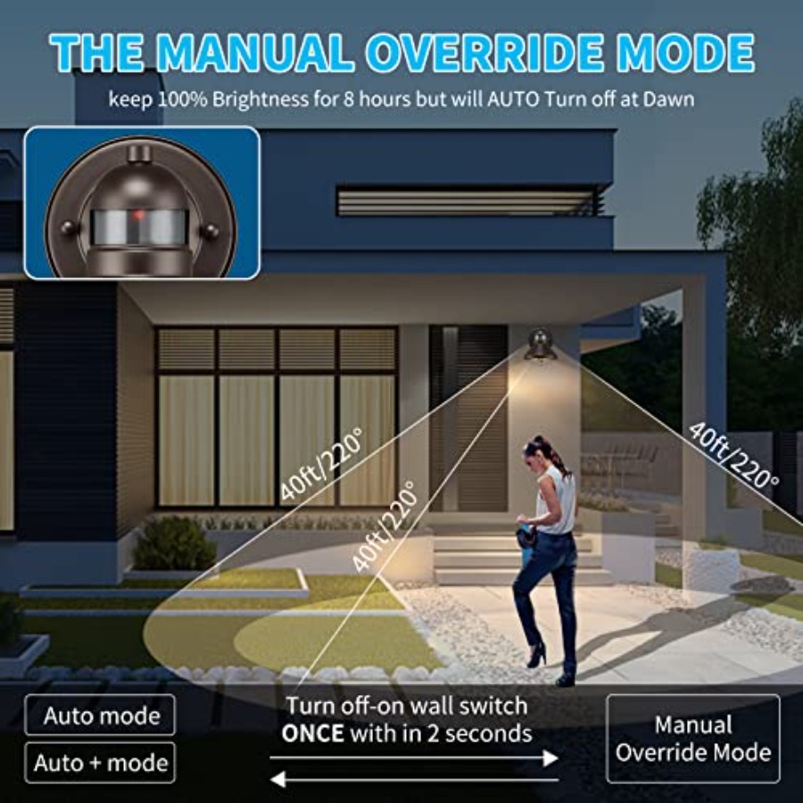 2 Pack Motion Sensor Outdoor L - Outdoor Lighting Fixtures review and price