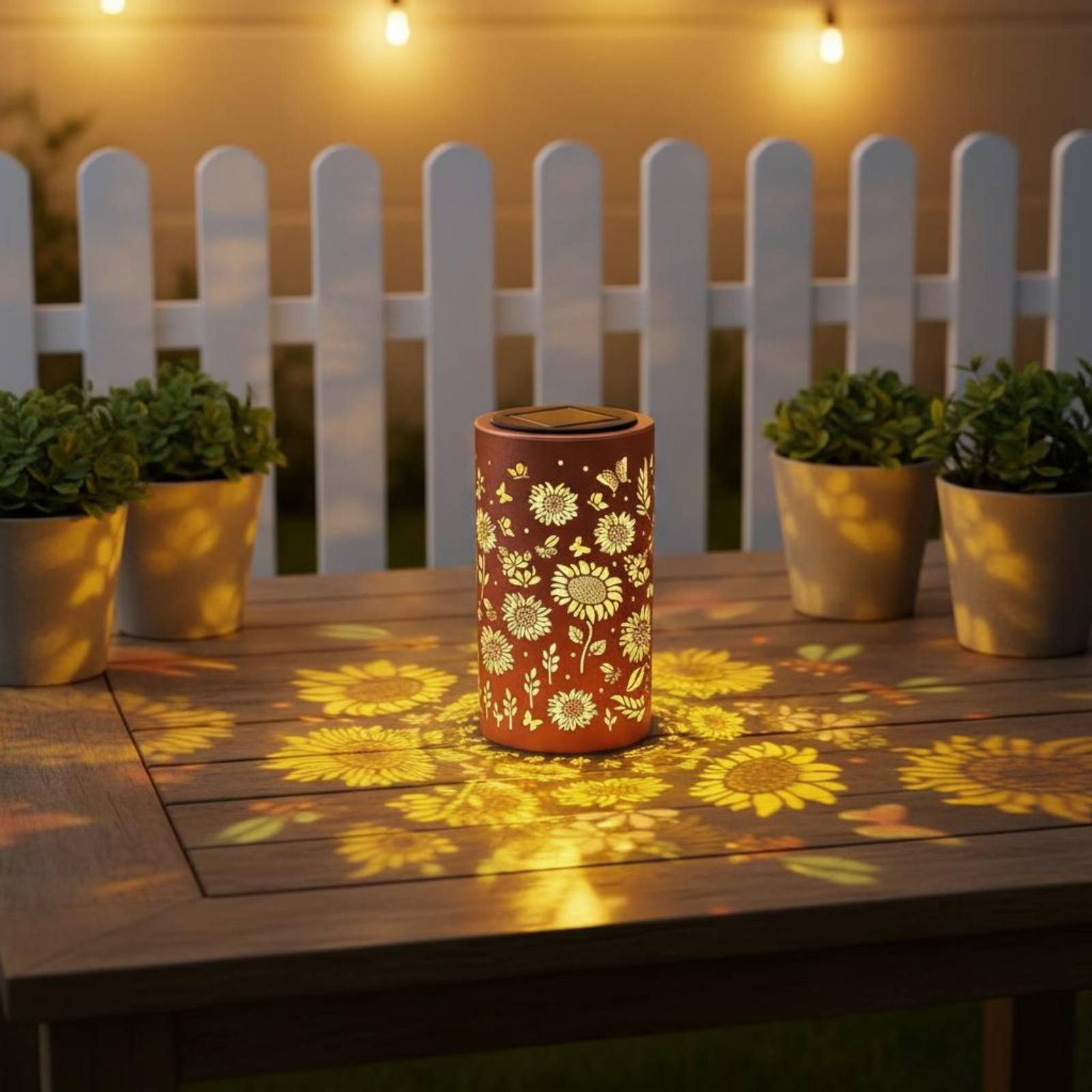 Colorful Sunburst Solar Lanter - Solar Lantern Hanging review and price