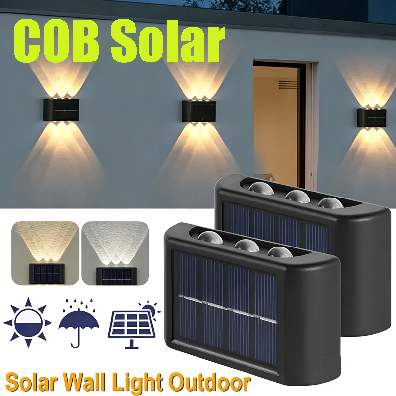 COB Solar Wall Lamp Outdoor Wa - Outdoor Lighting For Garden review and price