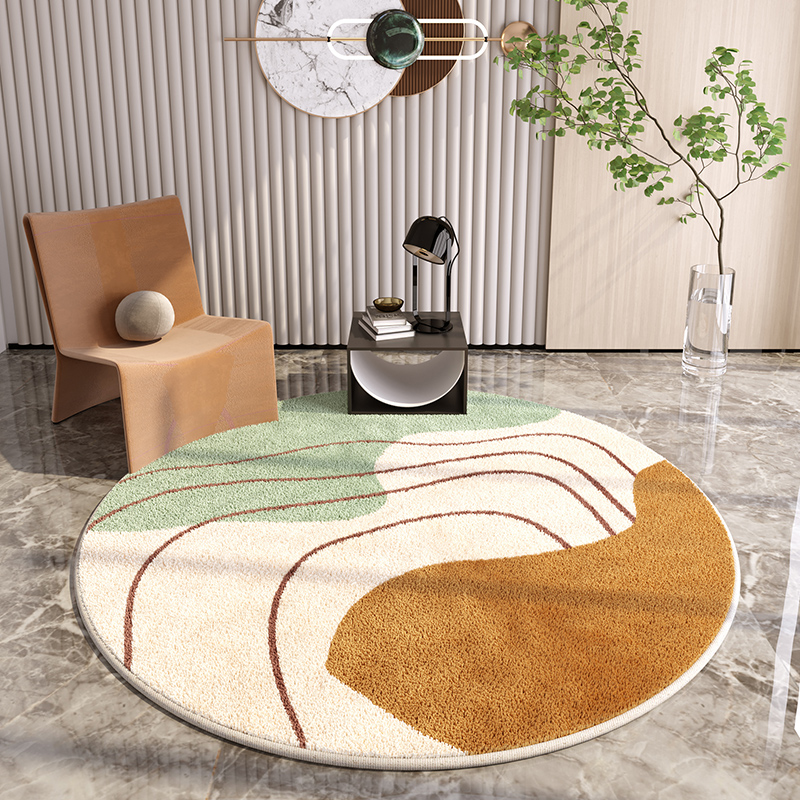 Round Light Luxury Lounge Rug  - Outdoor Lighting Garage review and price