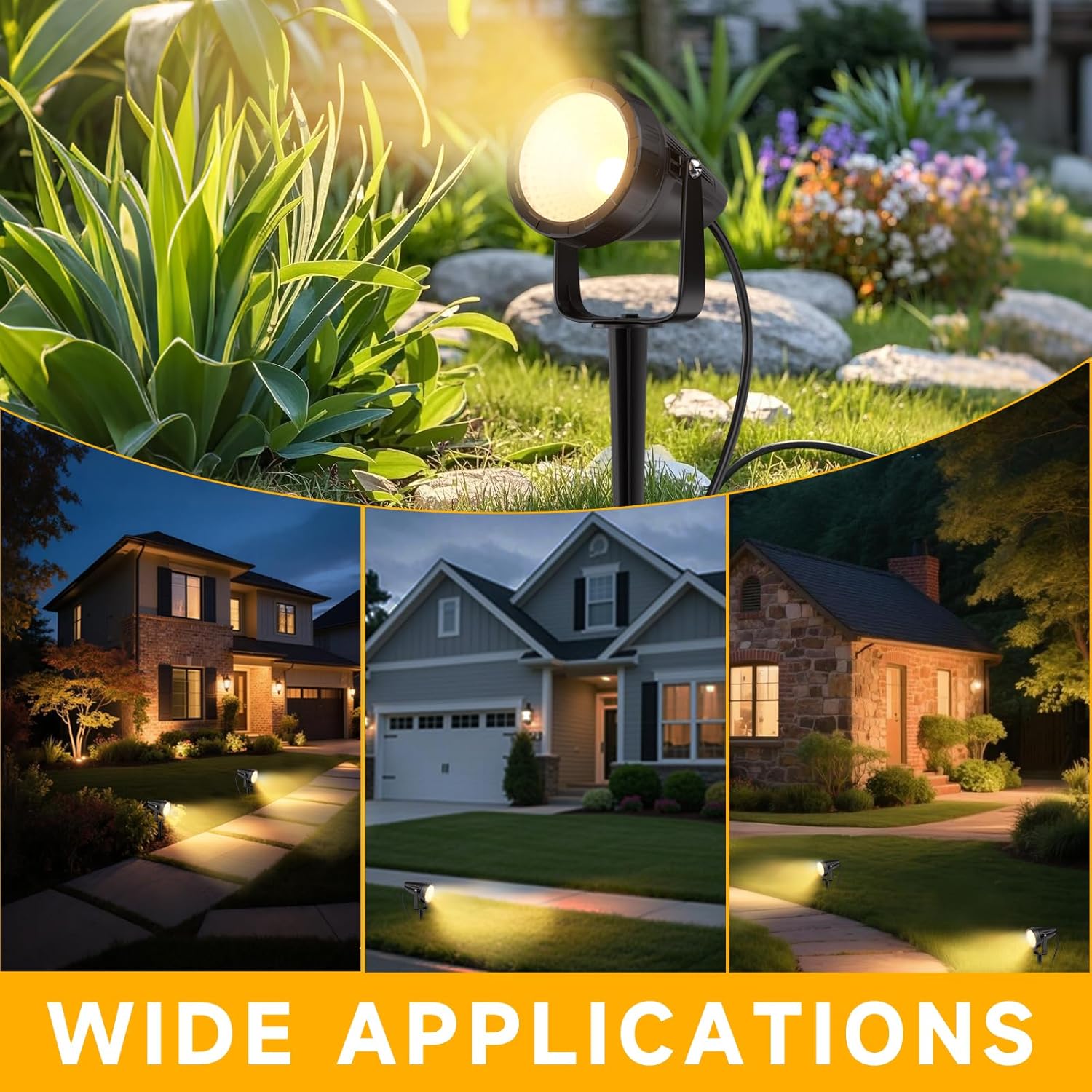 12-Pack Waterproof Outdoor Spo - Outdoor Lighting Kit With Transformer review and price