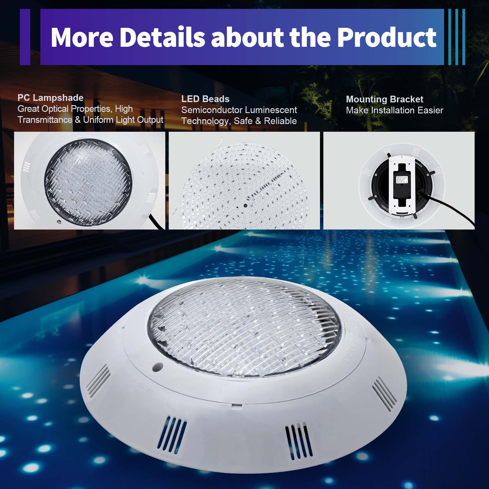 45W & 36W RGB LED Pool Light I - Pond Light Submersible review and price