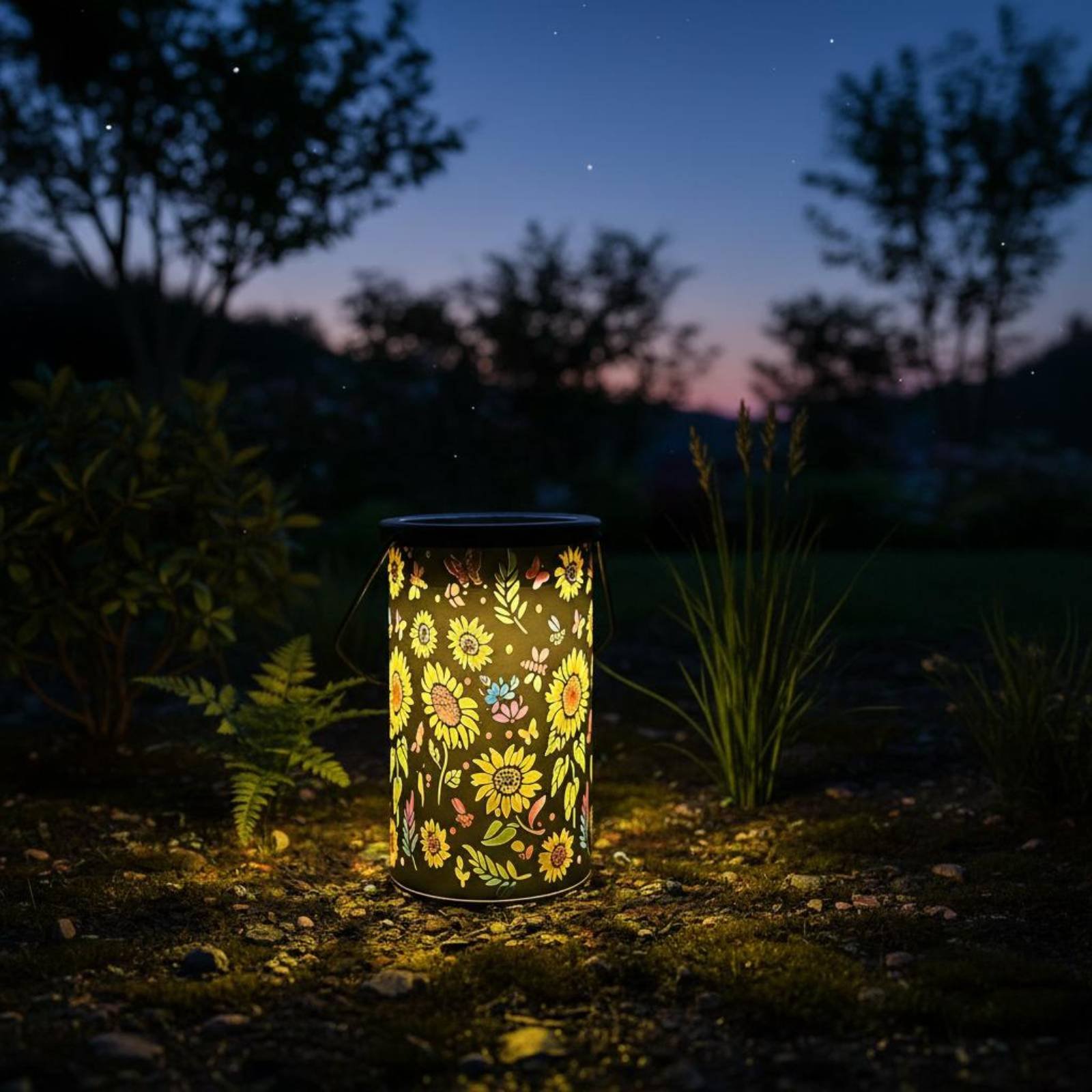 Floral Lantern Vintage Design  - Outdoor Lighting Battery Powered review and price