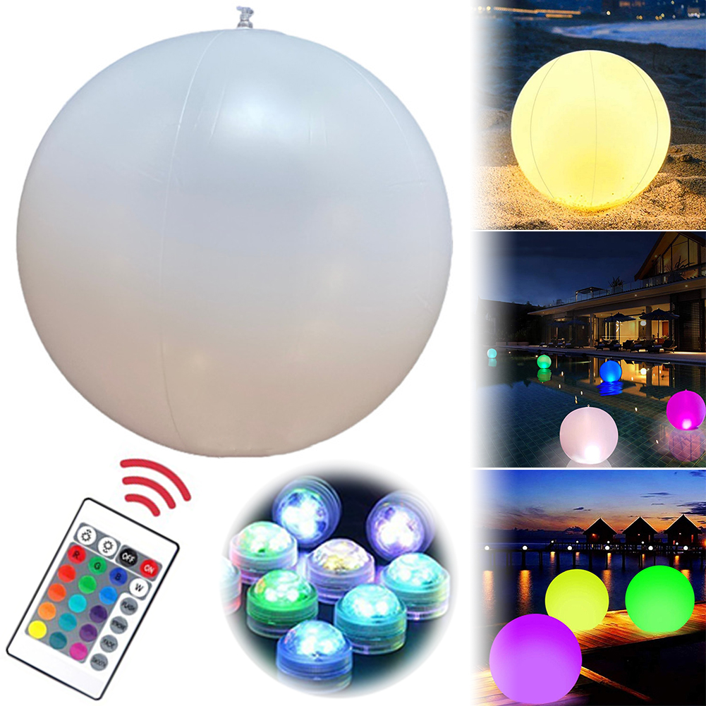 1-4PCS Floating Pool Lights wi - Pond Light Submersible review and price