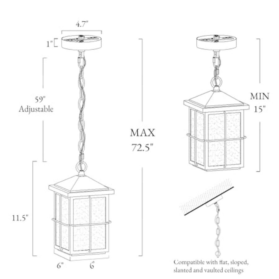 Outdoor Pendant Light Fixture, - Outdoor Lighting Fixtures review and price