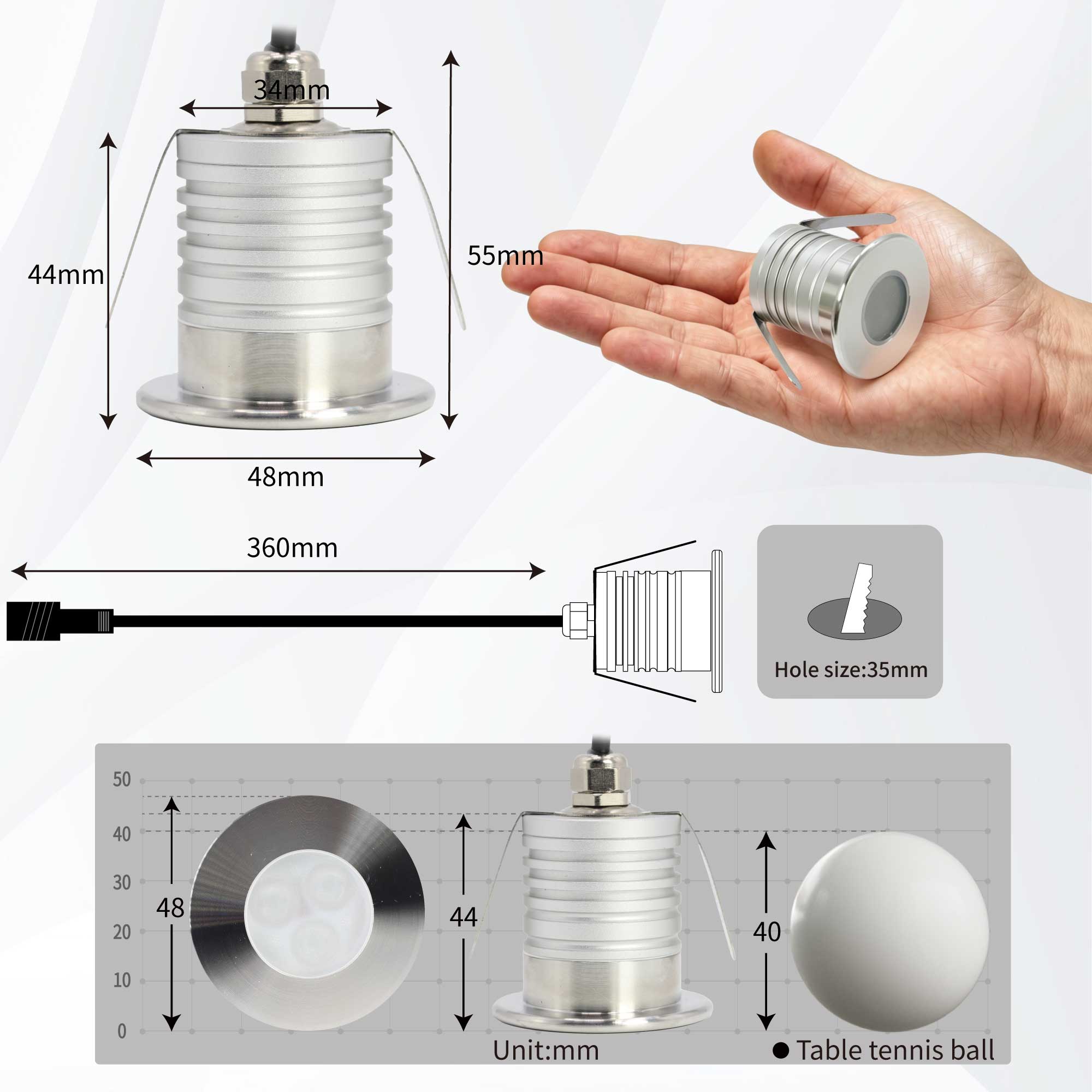 3W LED Pool Light Underwater L - Pond Light Submersible review and price