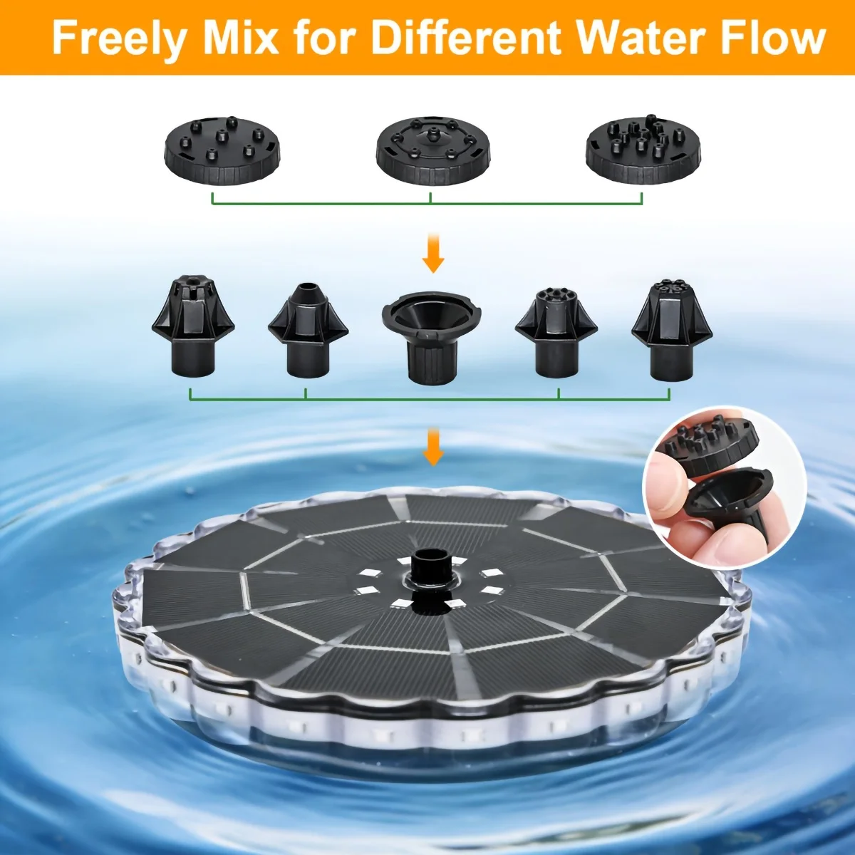 3.5W Outdoor Solar Fountain fo - Outdoor Lighting Kits review and price