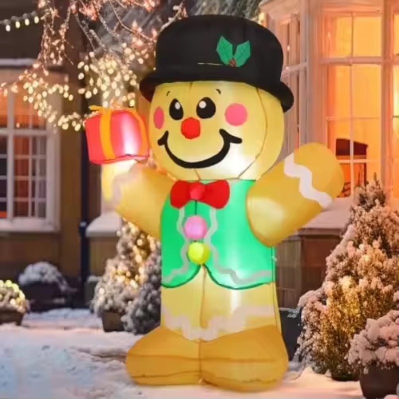 5 Ft Hot Selling Gingerbread M - Xmas Outdoor Lighting Decorations review and price