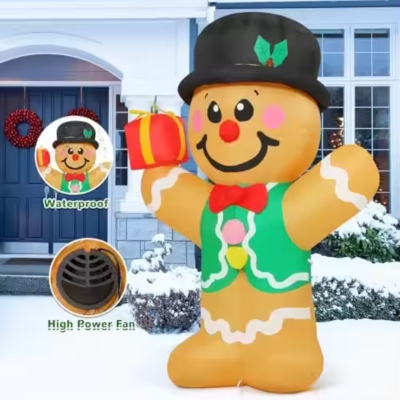 5 Ft Hot Selling Gingerbread M - Xmas Outdoor Lighting Decorations review and price
