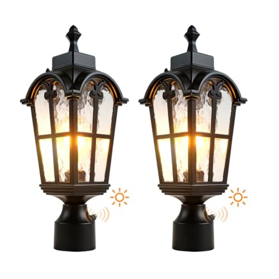 Sensor Outdoor Post Lights Wat - Outdoor Lighting Fixtures review and price