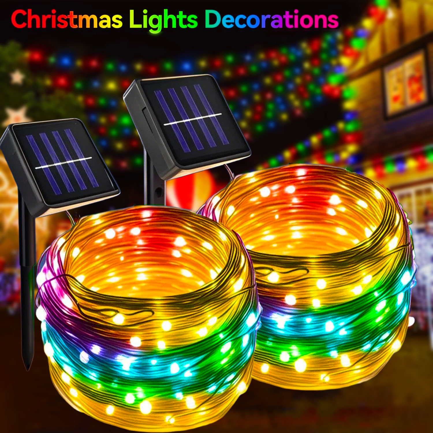 Christmas Outdoor Solar String - Xmas Outdoor Lighting Decorations review and price