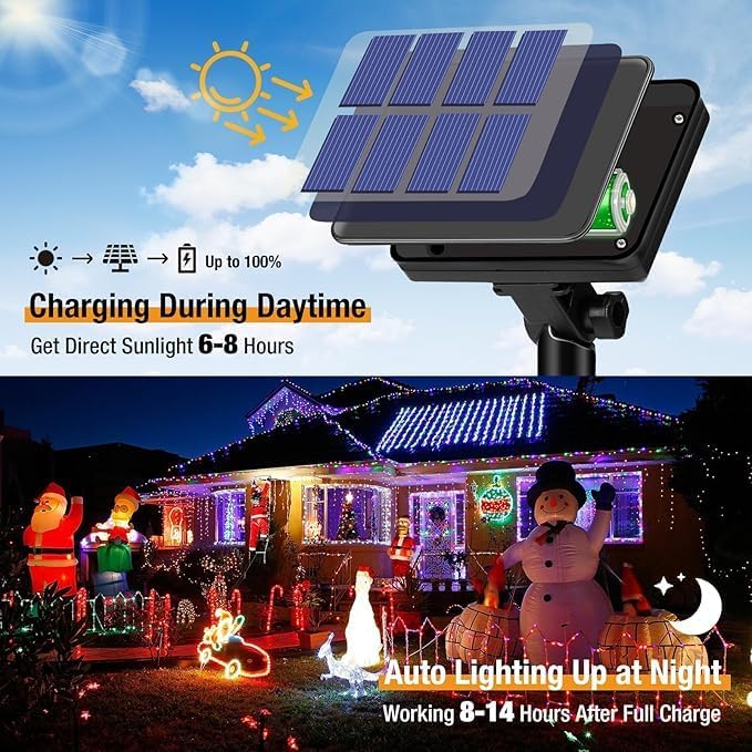 Christmas Outdoor Solar String - Xmas Outdoor Lighting Decorations review and price