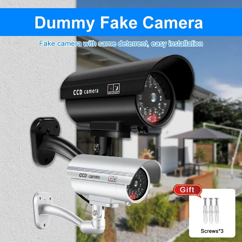 1PC Dummy Security Camera Watr - Outdoor Lighting Video review and price