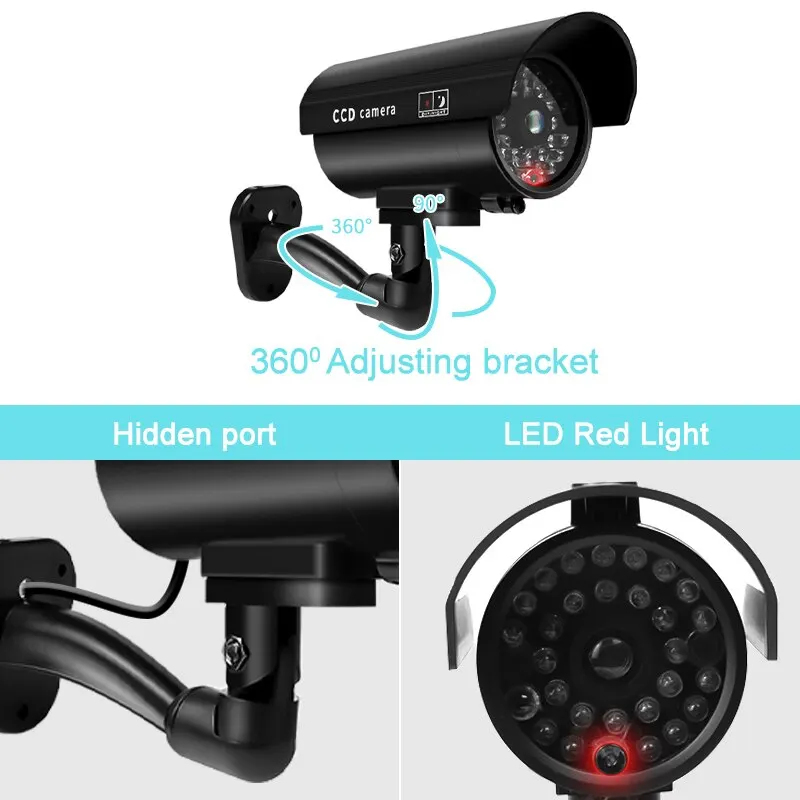 1PC Dummy Security Camera Watr - Outdoor Lighting Video review and price