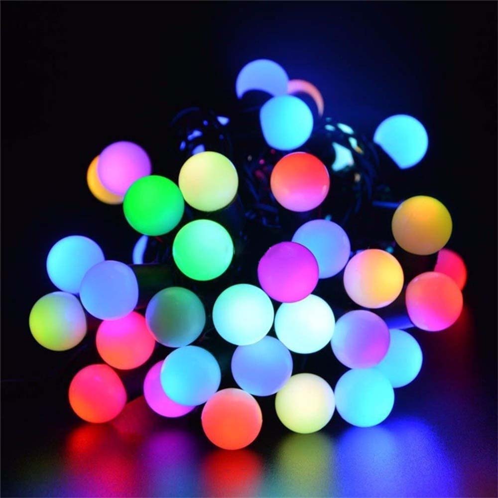 Multicolor 50Leds Solar Light  - Xmas Outdoor Lighting Decorations review and price