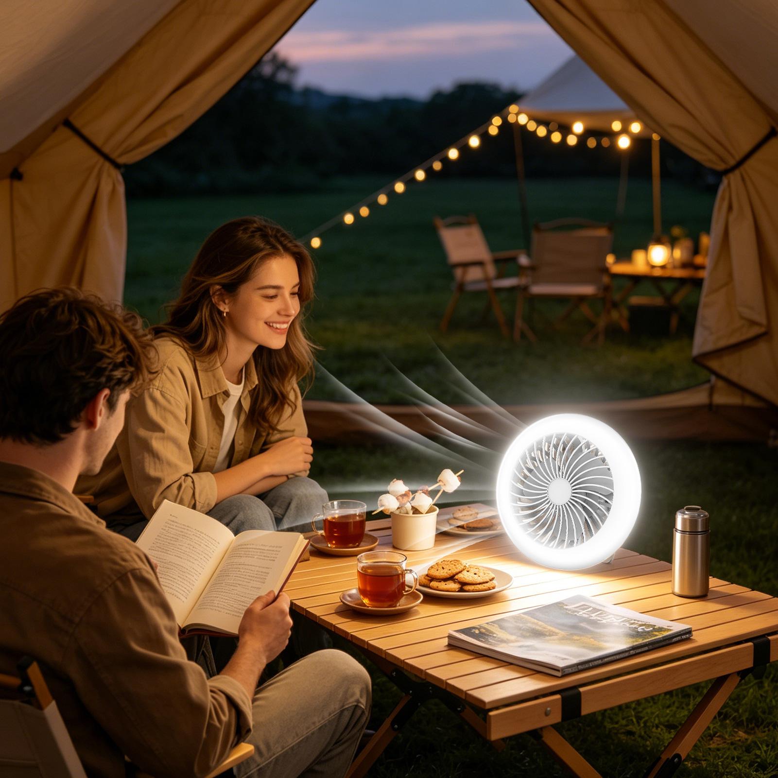 LED Camping Fan Rechargeable A - Outdoor Lighting Garage review and price