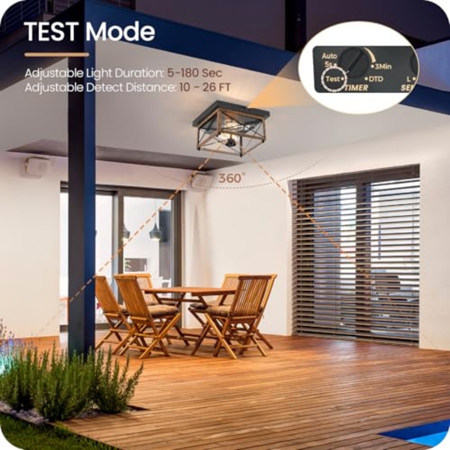 Outdoor Ceiling Light with Mot - Outdoor Lighting Motion Sensor review and price