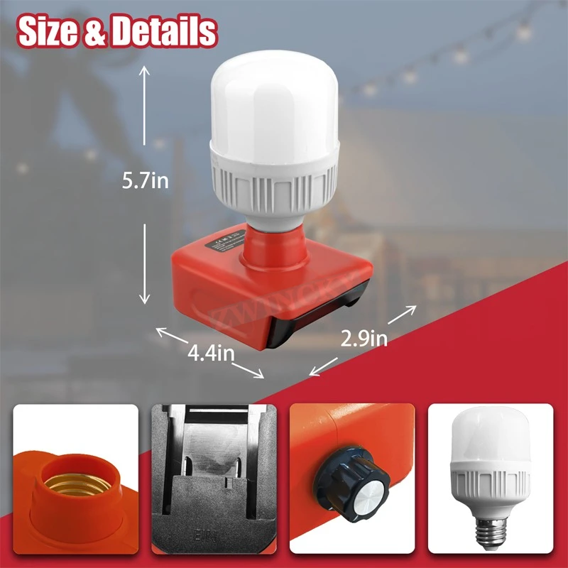 Portable Tool Light Suitable f - Outdoor Lighting Battery Powered review and price