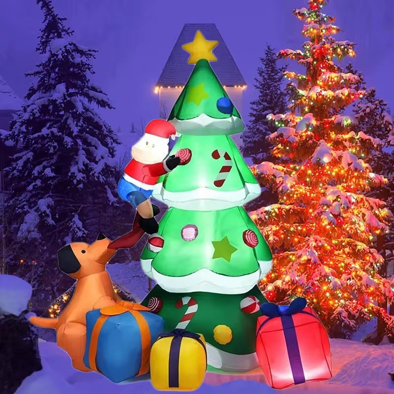 Christmas Tree Inflatable Mode - Xmas Outdoor Lighting Decorations review and price