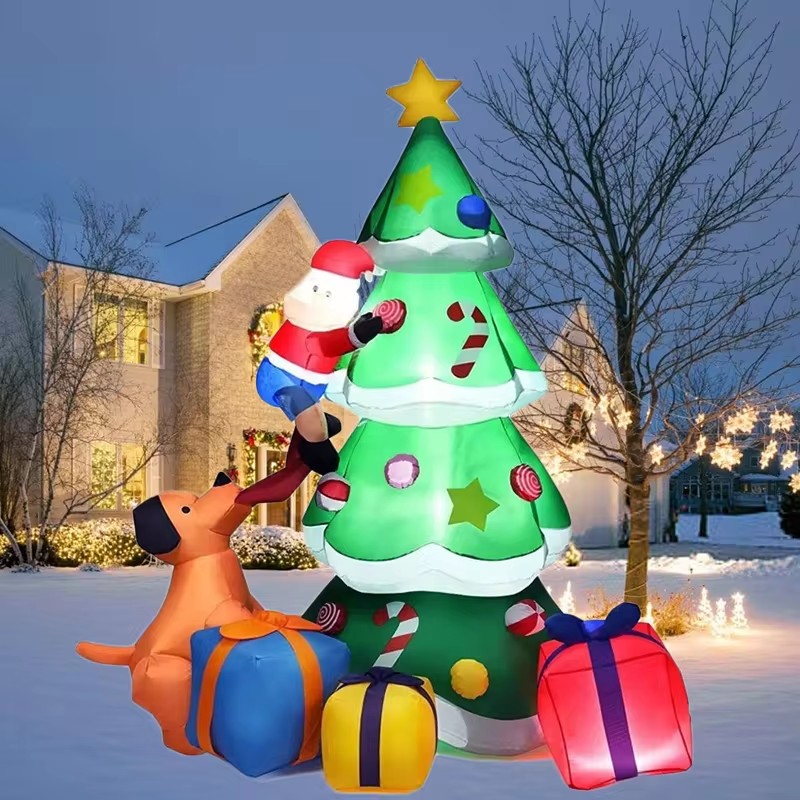 Christmas Tree Inflatable Mode - Xmas Outdoor Lighting Decorations review and price