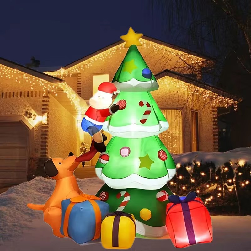 Christmas Tree Inflatable Mode - Xmas Outdoor Lighting Decorations review and price
