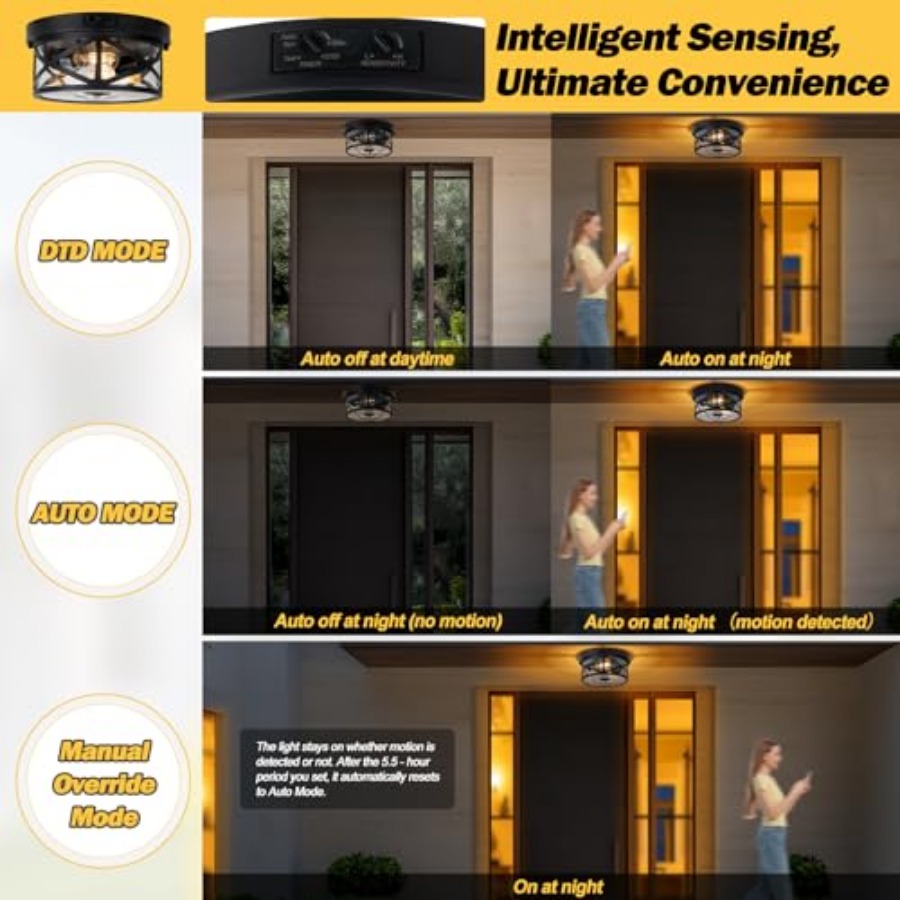 Motion Sensor Outdoor Ceiling  - Outdoor Lighting Fixtures review and price