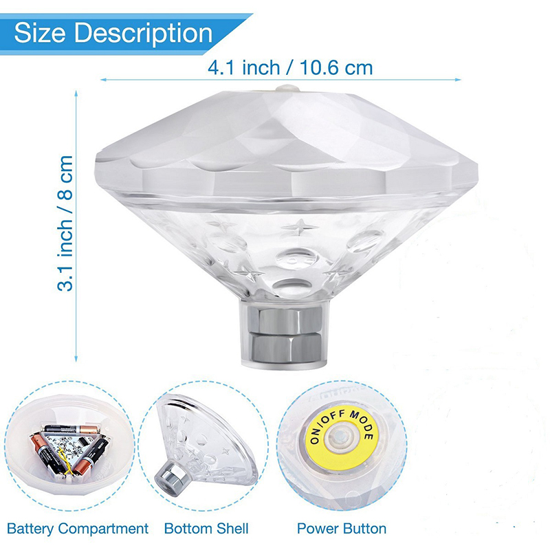 Floating Underwater Light RGB  - Pond Light Submersible review and price