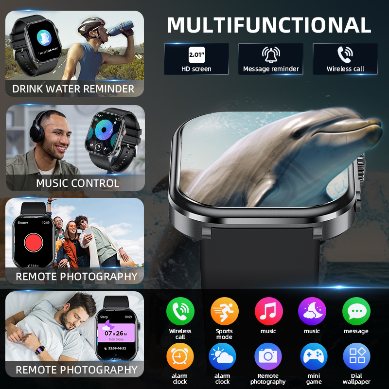 LIGE Women Smart Watch 2.01
