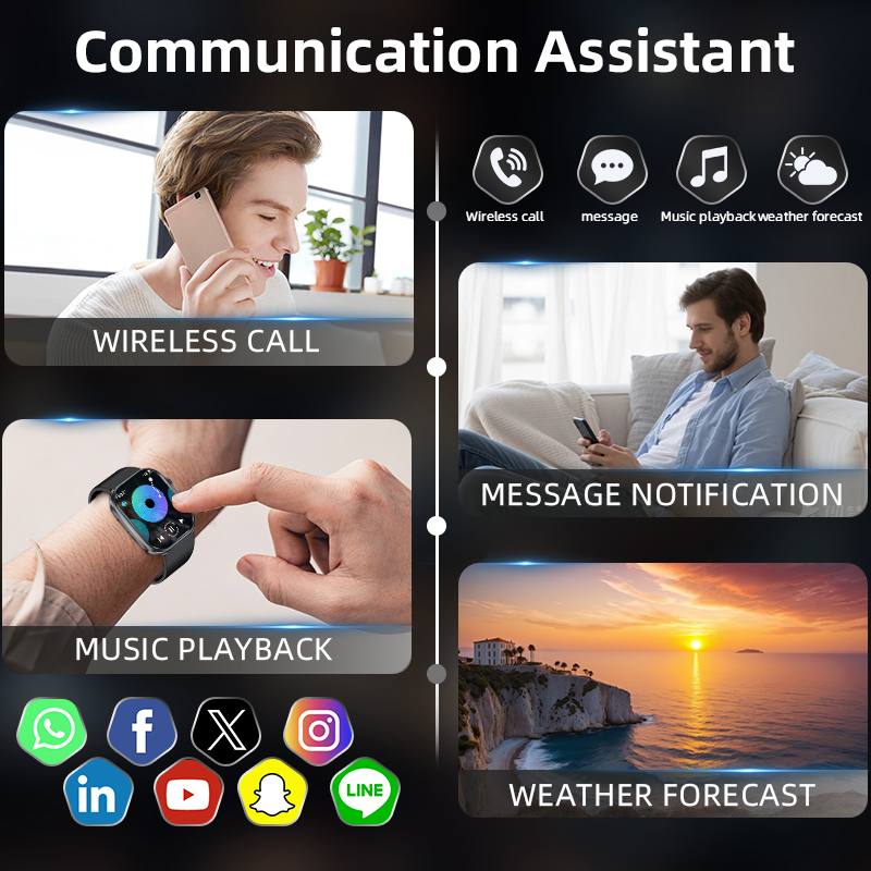 LIGE Women Smart Watch 2.01