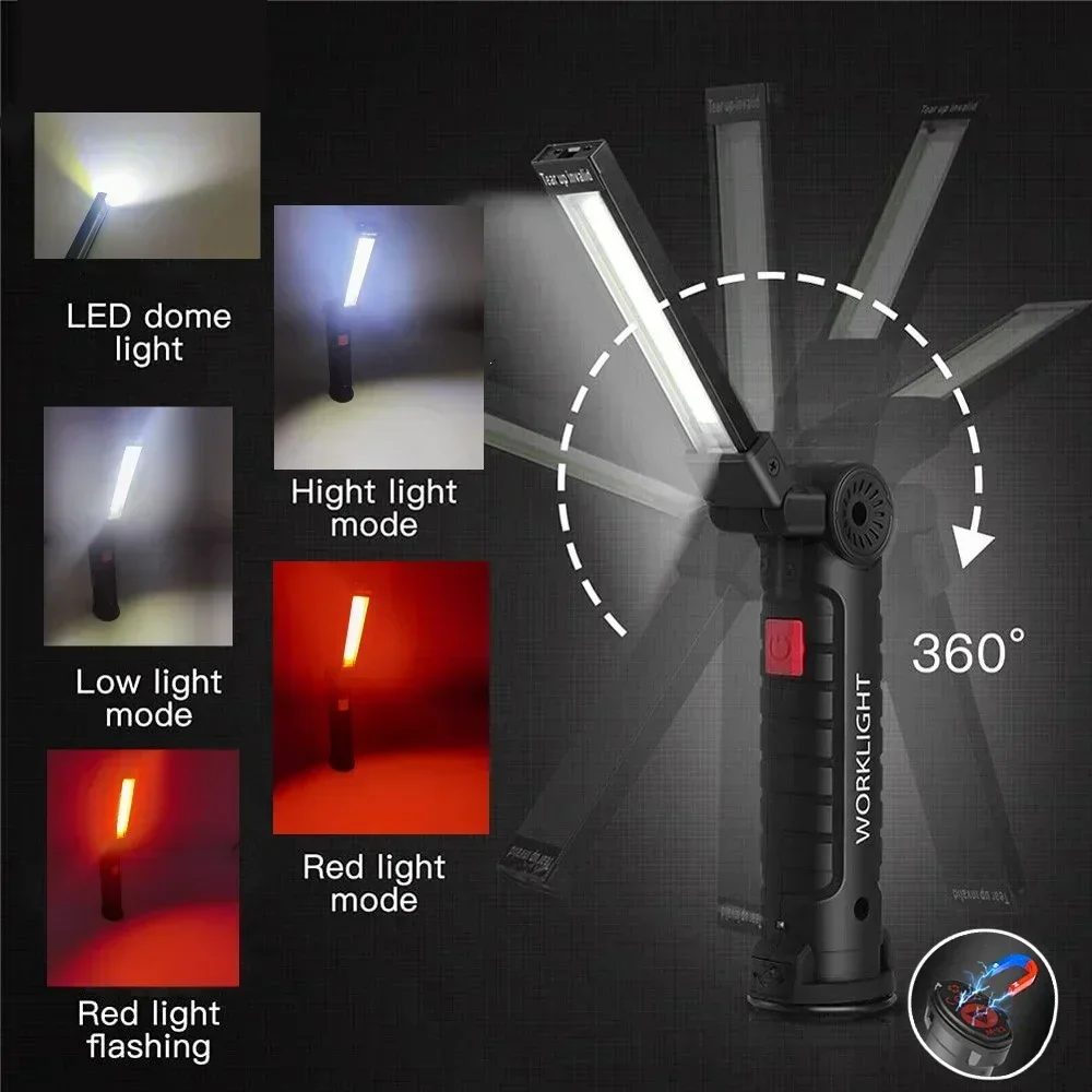 LED COB Flashlight USB Recharg - Outdoor Lighting Fixtures review and price