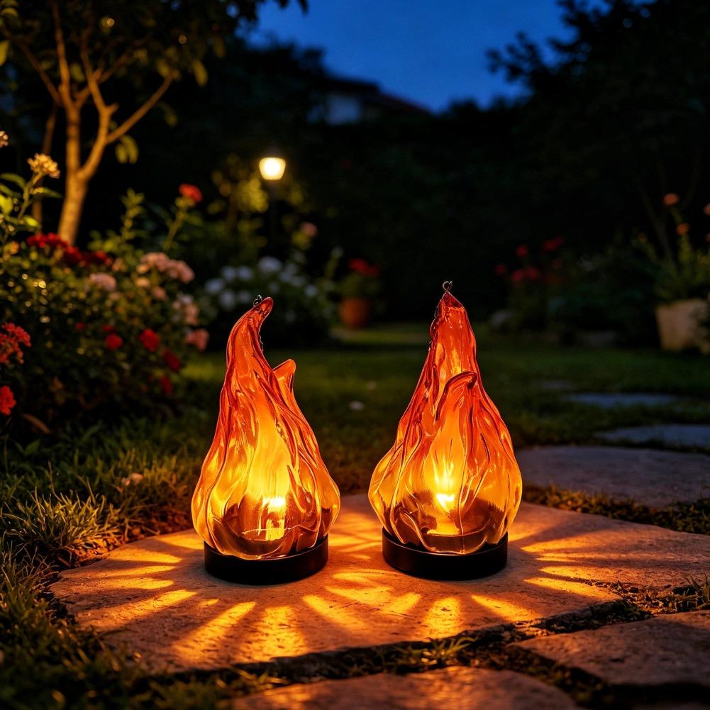 Solar Flame Hanging Lantern Li - Solar Lantern Hanging review and price