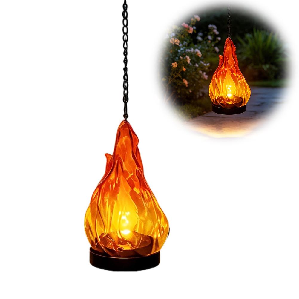 Solar Flame Hanging Lantern Li - Solar Lantern Hanging review and price