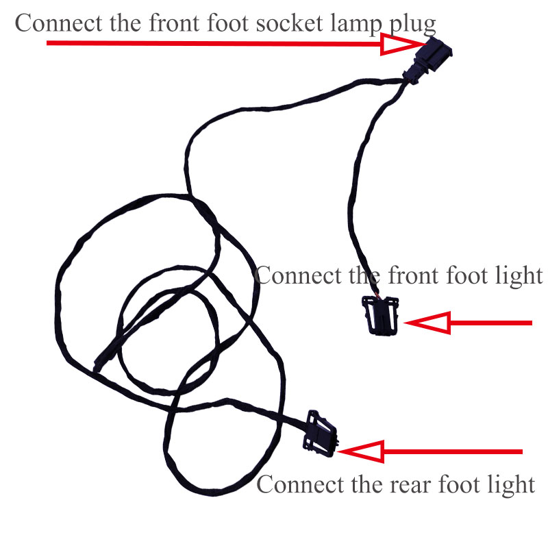 Car Interior Footwell Light Fo - Wired Pathway Light review and price