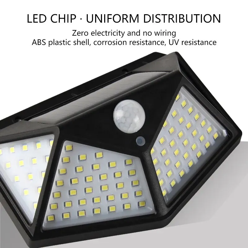 Motion Sensor 100LED Solar Wal - Outdoor Lighting Motion Sensor review and price
