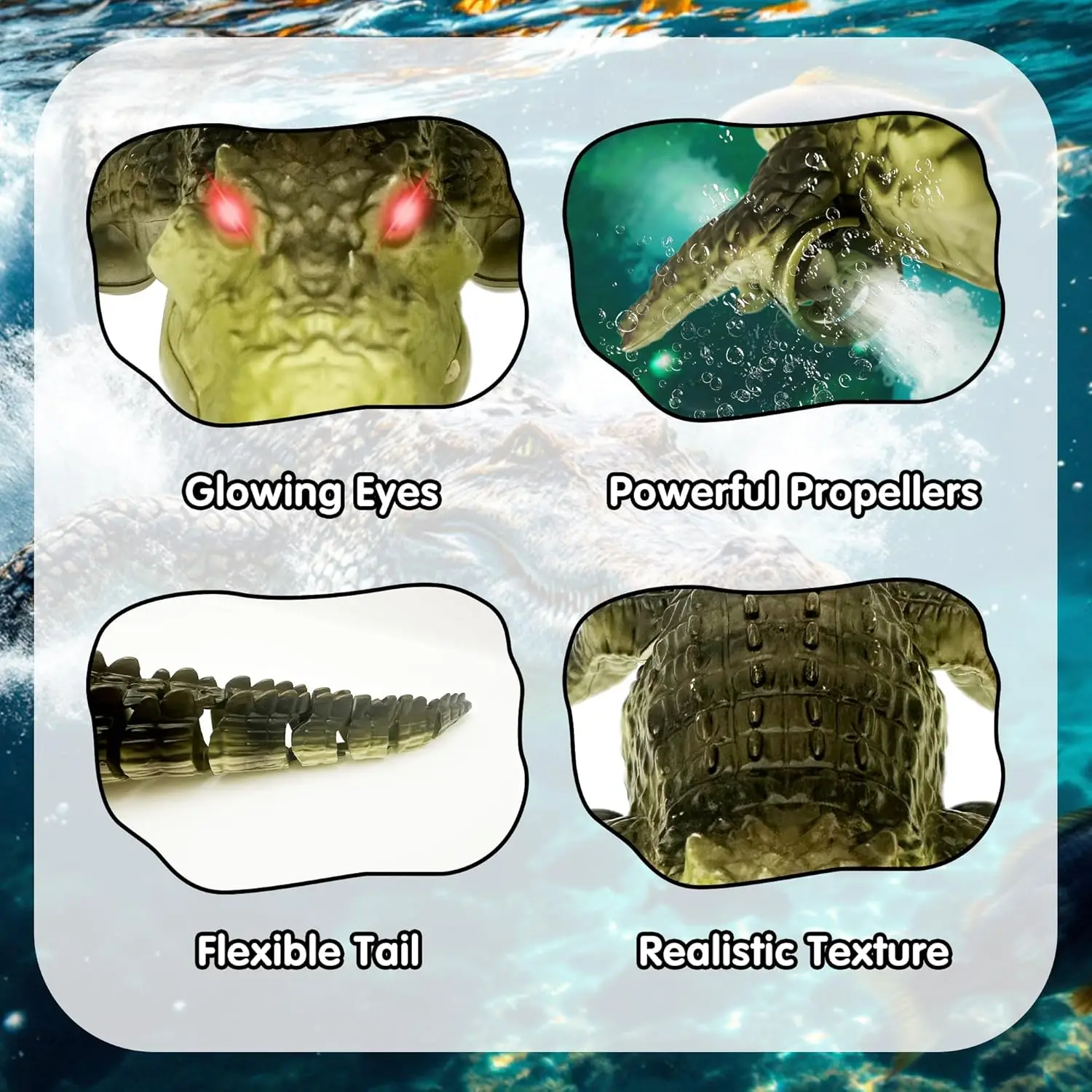 Remote Control Crocodile Water - Pond Light Submersible review and price