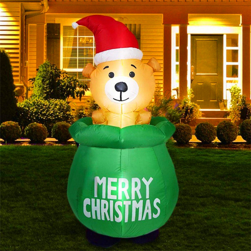 5FT Christmas Inflatable Decor - Xmas Outdoor Lighting Decorations review and price