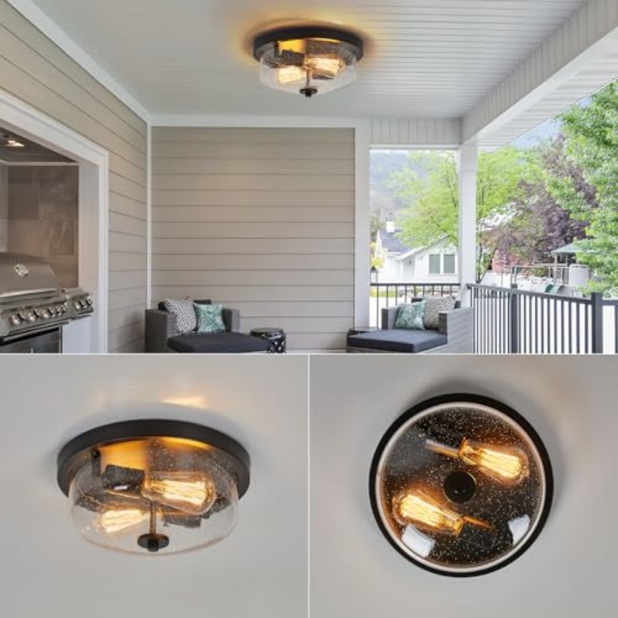 Flush Mount Ceiling Light Farm - Outdoor Lighting Fixtures review and price